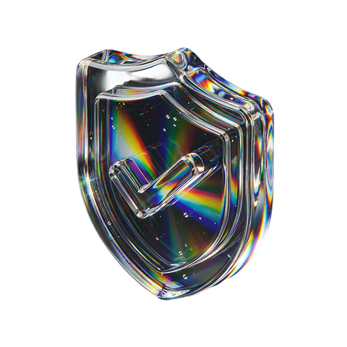 A glass shield, for prompt-injection guard